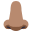 :1f443-1f3fd: