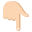 :1f447-1f3fb: