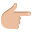 :1f449-1f3fc: