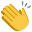 :1f44f:
