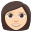:1f469-1f3fb: