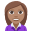:1f469-1f3fd-1f4bc: