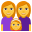 :1f469-1f469-1f467: