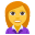 :1f469-1f4bc: