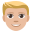 :1f471-1f3fc: