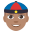 :1f472-1f3fd:
