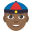 :1f472-1f3fe: