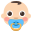 :1f476-1f3fb: