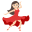 :1f483-1f3fb: