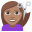 :1f487-1f3fd-2640: