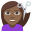 :1f487-1f3fe: