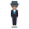 :1f574-1f3fd: