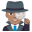 :1f575-1f3fd-2642: