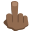 :1f595-1f3fe: