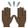 :1f64c-1f3ff: